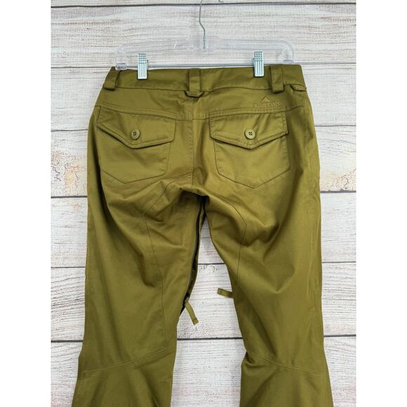 Burton DryRide Bootcut Snowboard Ski Pants Womens XS Green Cargo - Picture 4 of 9